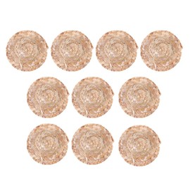 Craft Straw Hat Mini Sombrero Hats 10pcs Mini Straw Hats Miniature Craft Doll Straw Hats Ornaments for DIY Jewelry Accessories Craft Decoration 5.4cm Mini Sunhat Mini Straw Hat