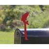 Decorative Metal Bass Mailbox Replacement Flag, Flag Mounting Hardware Not