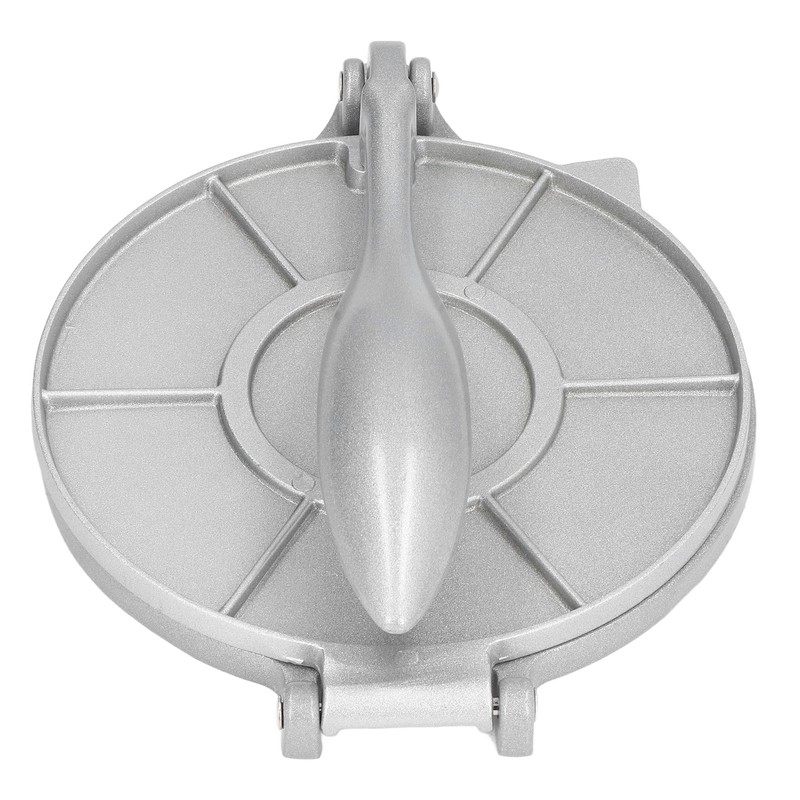 Tortilla Press 7.7in Rust Proof Aluminum Alloy Silver Heavy Duty