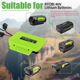 for Power Wheels Battery Adapter (Compatible with Ryobi 40V Battery)