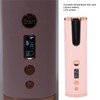 Automatic Curling Iron Cordless Ceramic Rotating LCD Display Rechargeable 4000mAH