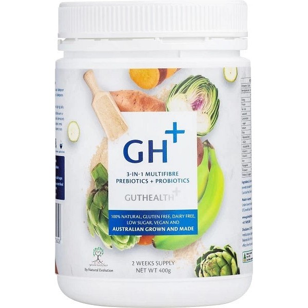 Natural Evolution Guthealth+ Prebiotics+Probiotics 3-in-1 Multifibre G/F 400g