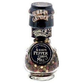 Drogheria & Alimentari All Natural Spice Grinder Four Seasons Peppercorns , 1.23 Ounce Jars (Pack of 3)