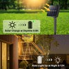 SFNDOU 33FT 100LED Solar Rope Lights Outdoor Waterproof, White Solar