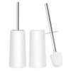 Juego de 2 Cepillo para Sanitario con Base, 37cm Blanco