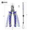 Booms Fishing Crimping Pliers Tool: 6.5in Crimper for Single Barrel
