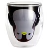 Ceramic Indigo, Heat Resistant Double Tumbler, Penguin, Size: Approx. φ3.1