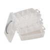 Rayher 39320000 sorting / storage box, with handle, 3 levels