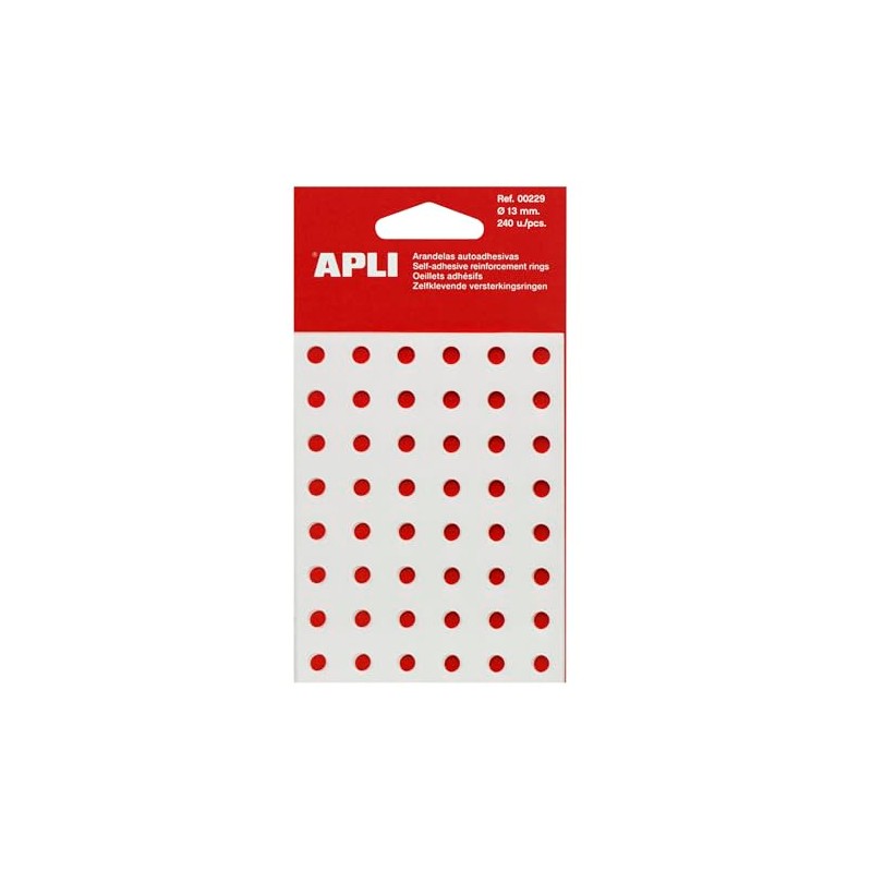 APLI 229 Translucent Reinforcement Washers 13mm 240 Units