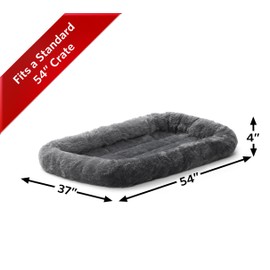 MidWest Bolster Pet Bed | Dog Beds Ideal for Metal Dog Crates | Machine Wash & Dry