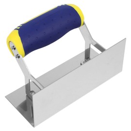 Gadpiparty Stainless Steel Corner Trowel for Drywall Finishing Ergonomic Design for Comfortable Grip for Plastering Mudding Durable Construction for Use