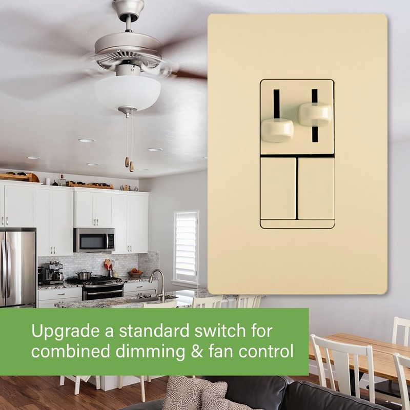 Legrand Pass & Seymour LSDC163PIV 300W LS Series Preset Dimmer