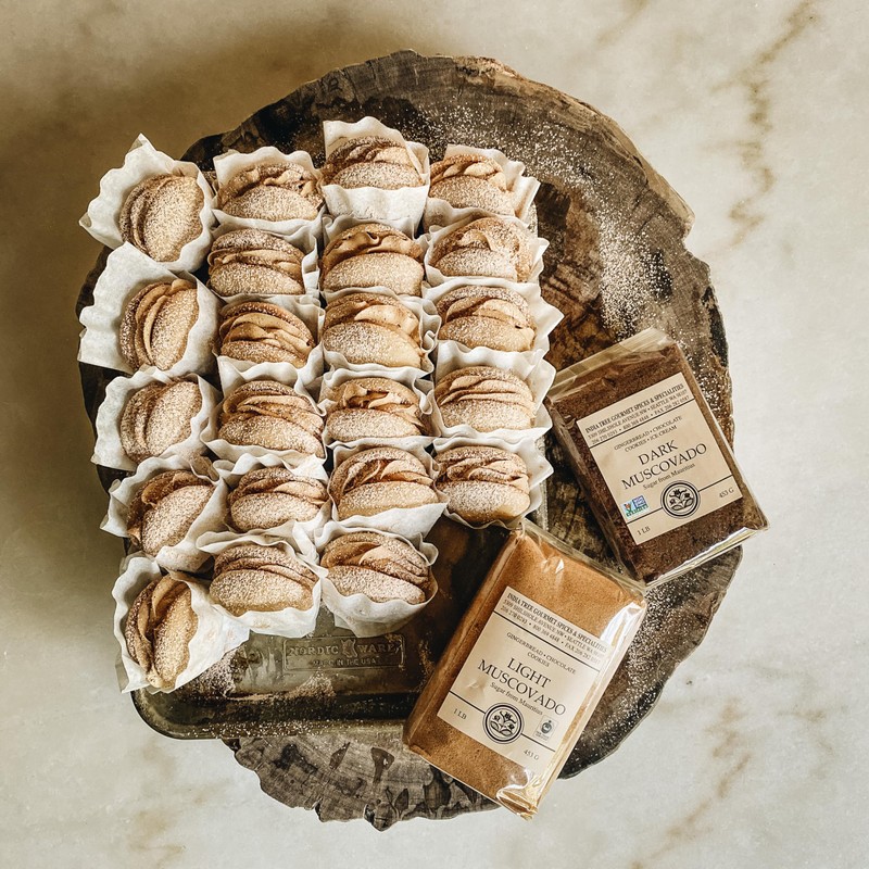 India Tree Dark Muscovado Sugar, 1 lb (Pack of 4)