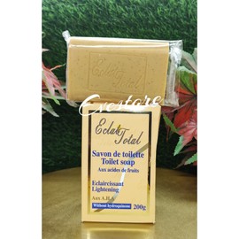 Eclat total exfoliating face and body soap 200gx1