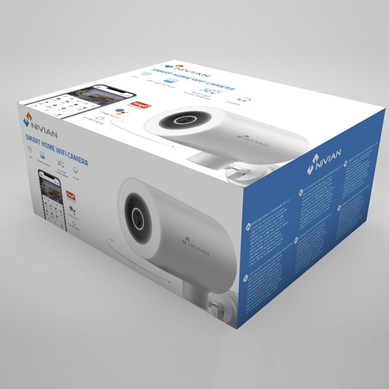 NIVIAN - Bullet WiFi Camera 2.4 GHz | Half4K 2560