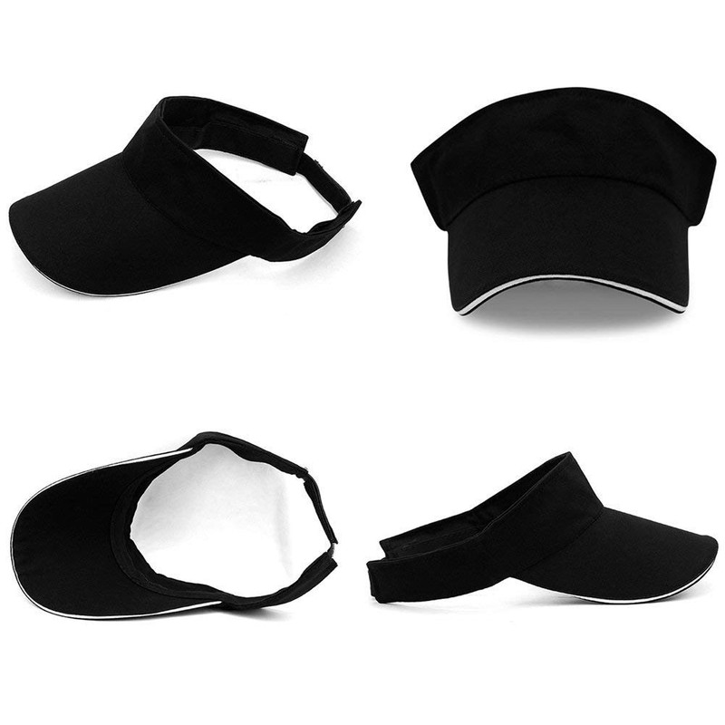 VSUSN Unisex Sun Visor Cap Ultralight Tennis Hat with Adjustable