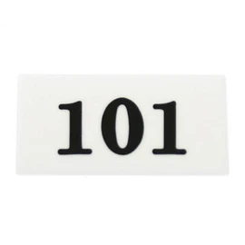 Hikari Number Plate (101) 00872745-1 UP357-101