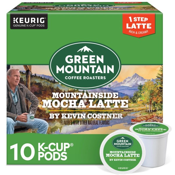 Green Mountain Coffee Roasters Mountainside Mocha Latte K Cup 10