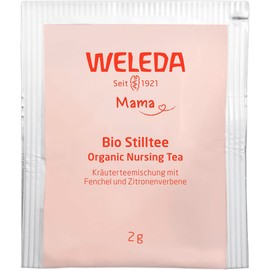 WELEDA Mama Stilltee, Naturkosmetik Milchproduktions-Tee zur Unterstützung der Milchbildung, Bio Kräutermischung mit mildem Geschmack hilft den Feuchtigkeitshaushalt auszugleichen (20 Beutel x 40g)