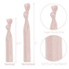 MEEDEE Rose Gold Hair Ties for Women - No Crease