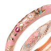 UJOY Bracelets Gold Women Jewelry Flower Enamel Design Golden Alloy