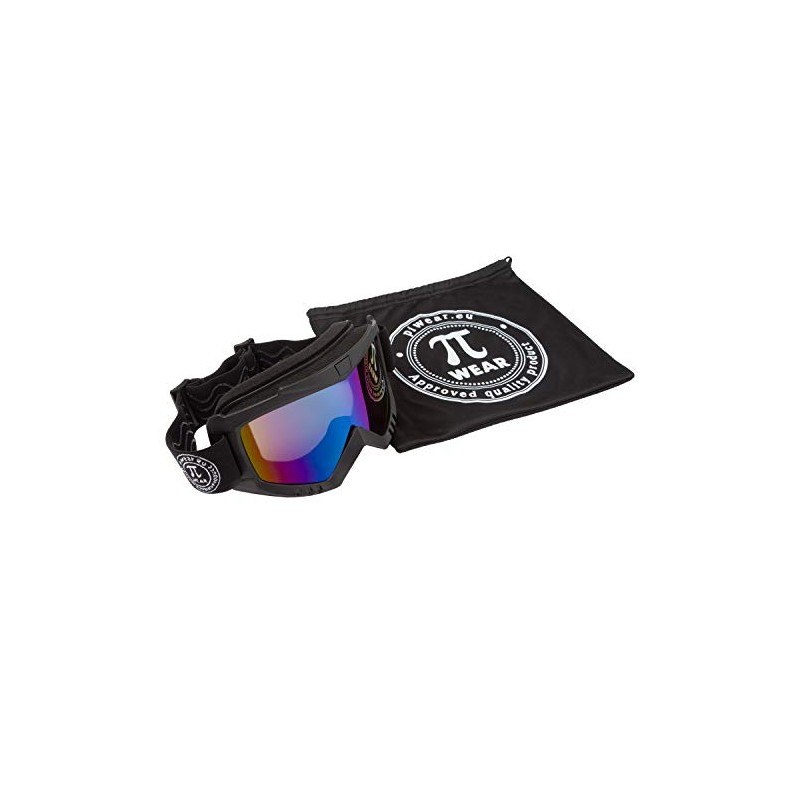PiWear® MX Muddy Dark Tinted Blue Mirrored (BM) I Motorcycle