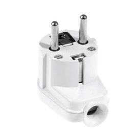 10 Stück KEL Winkelstecker Uni-Schuko, abgewinkelter und zerlegbar, 2p+Z Schuko