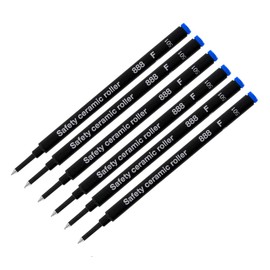 6 Pack - Blue Fine Tip Schmidt 888 Rollerball Refill