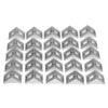 Soporte de esquina, 25pcs 4040 Soporte de esquina de aluminio