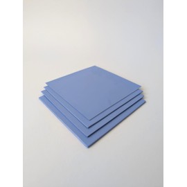 Frostbite High Performance Thermal Pad Multi-Pack Thermal Pad 6W/mk, Soft, Safe and Easy to Use for SSD, GPU, RAM, LED, IC, MOSFET.. - Blue (100x100x(0.5mm/1.0mm/1.5mm/2.0mm))