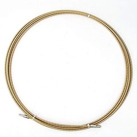 Electrical Wire Cable Threader, 3 Cores Spring Steel Eye Type Rods Fish Tape Tool, Maxmium 7 AWG Wire Electrican Puller (5M)