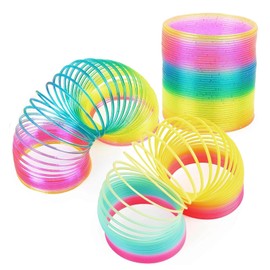 3 pcs Rainbow Spring Toys for Kids, Rainbow Spring Gift Toys for Boys & Girls, Slinkies for Party Favours