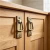 Farmhouse Cabinet Pulls 2 Pack - Vintage Bronze Drawer Handles