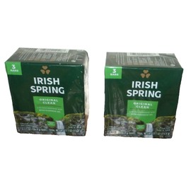 Irish Spring Two Packs Of 3 Each Soap