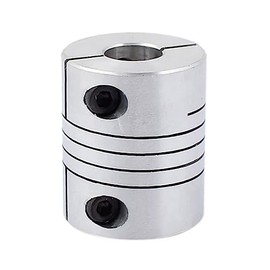 TA-VIGOR Shaft Coupling Flexible Coupler 10mm to 12mm, Motor Joint Connector D25mm x L30mm Aluminum Alloy