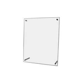 6 Pack Countertop Sign Holder 8.5"W x 11"H with Hardware for Sales Promotions and Discount Details in Retail Stores and Shopping Centers Clear Acrylic by Marketing Holders