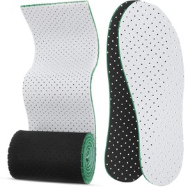 Velmitten DIY Self Cut Foam Insole Foam Inserts for Shoes Sweat-Absorbing Sports Insoles No Slipping Thin Insole for Women Man, 71 x 6 Inches