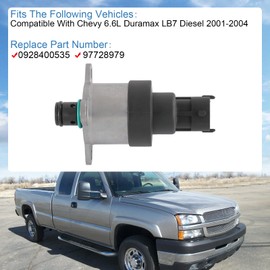 RADHLBNIU 0928400535 Fuel Pressure Regulator Compatible with Chevy 6.6L Duramax LB7 Diesel 2001-2004, Replace 97728979