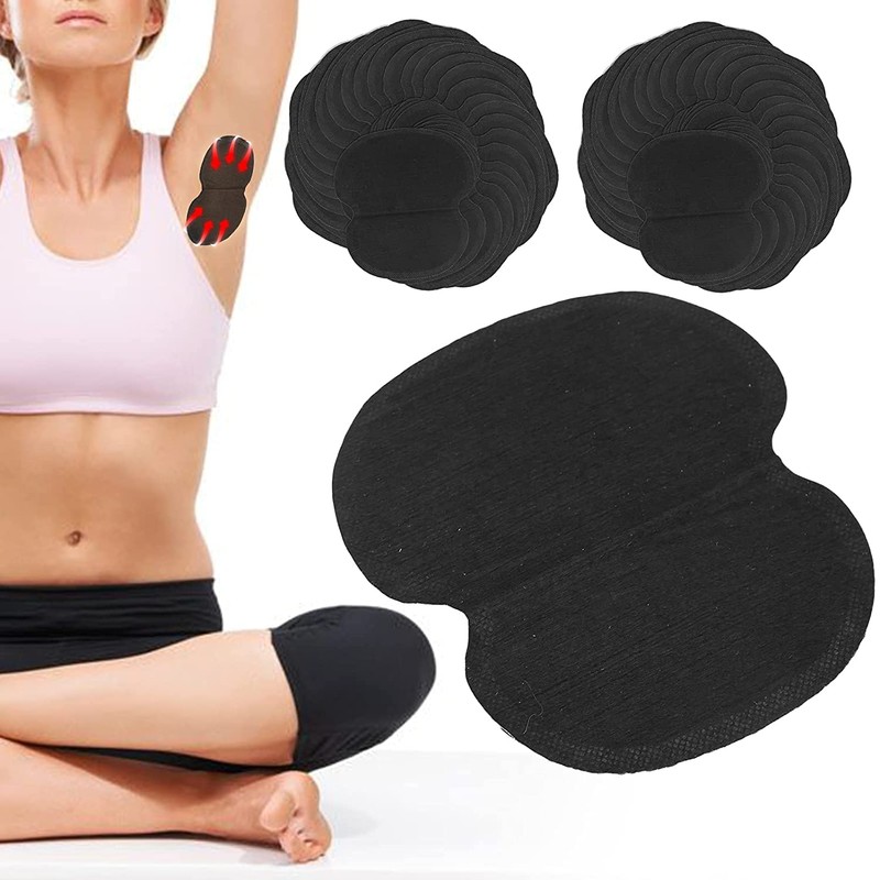 60 pieces underarm sweat pads for women and men, armpit