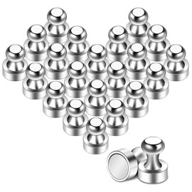 TOP MAGNETS Fridge Magnets Strong Magnets, 22Pcs Refrigerator Magnets,Cute Magnets Small Magnets for Whiteboard, Magnetic Push Pins for Kitchen Must Haves, Fun Magnets for Office or Locker Accessories