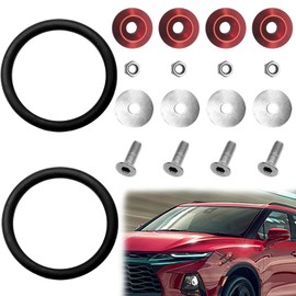 Bumper Quick Release, Bumper Trunk Quick Release Fastener Kit, Quick Release Trunk Front Rear Bumper Fasteners Fenders Holders Car Bumper Clips Kit Compatible for Universal Car Bumpers (Colorful)