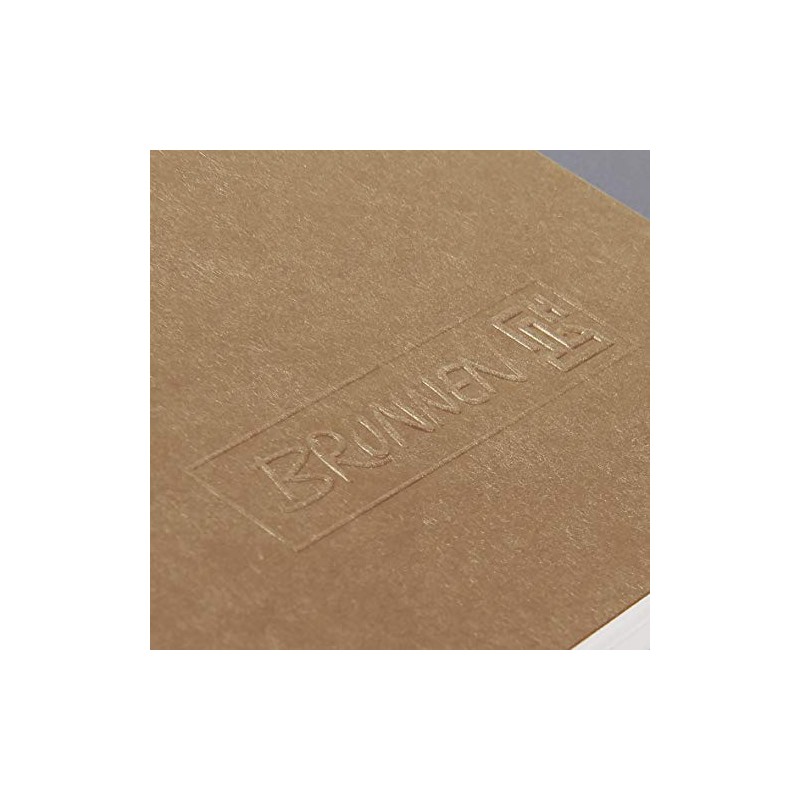 Brunnen Notebook Fact!plus Flexible Brown A4 Squared 96 Sheets