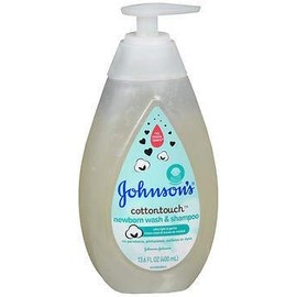 JOHNSONS Cotton Touch Newborn Baby Wash & Shampoo (Pack of 14)