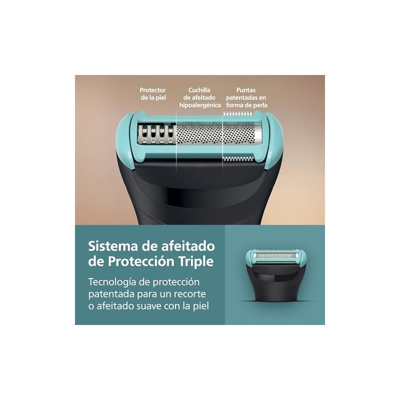 Philips Bodygroom Afeitadora Corporal Sistema Triple Protect Para Hombre