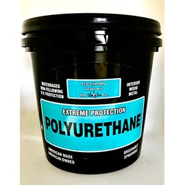 CrystaLac Extreme Protection Water Based Polyurethane (Semi Gloss, 16oz Pint)