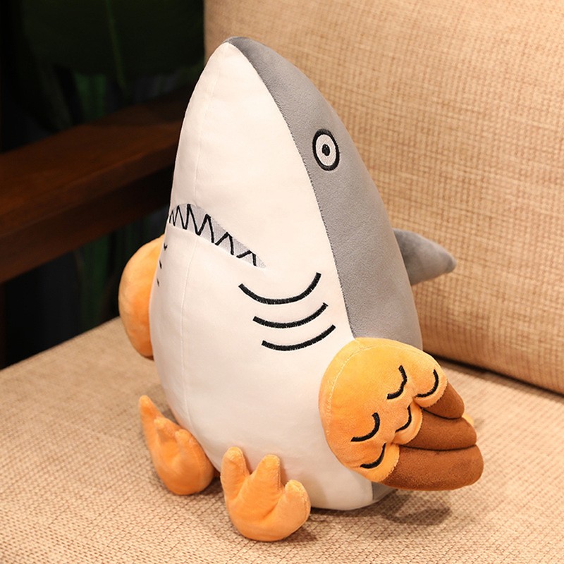 Funny Shark Plush Toys Spoof Shark Animal Plush Toys Soft