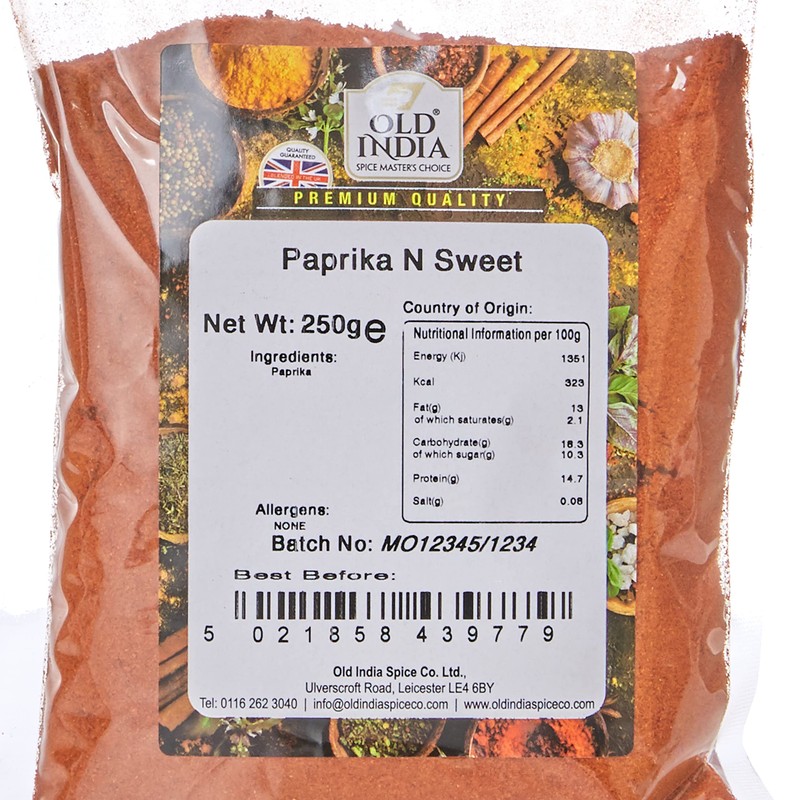 Old India Paprika N Sweet 250g