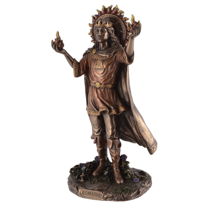 Belenus Celtic God of Sun and Fire - Bronzed by
