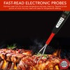 Digital Meat Thermometer Fork for Grilling and Barbecue Fast Read