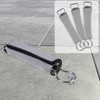 WBCBEC 12PCS Pool Cover Spring Sleeves, Winter Pool Cover Spring